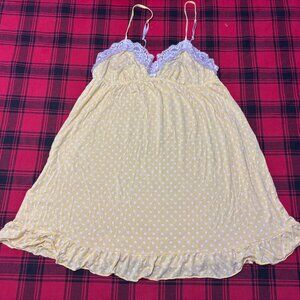 #11 yellow sleepwear shirt-L-Victoria secret- women's 